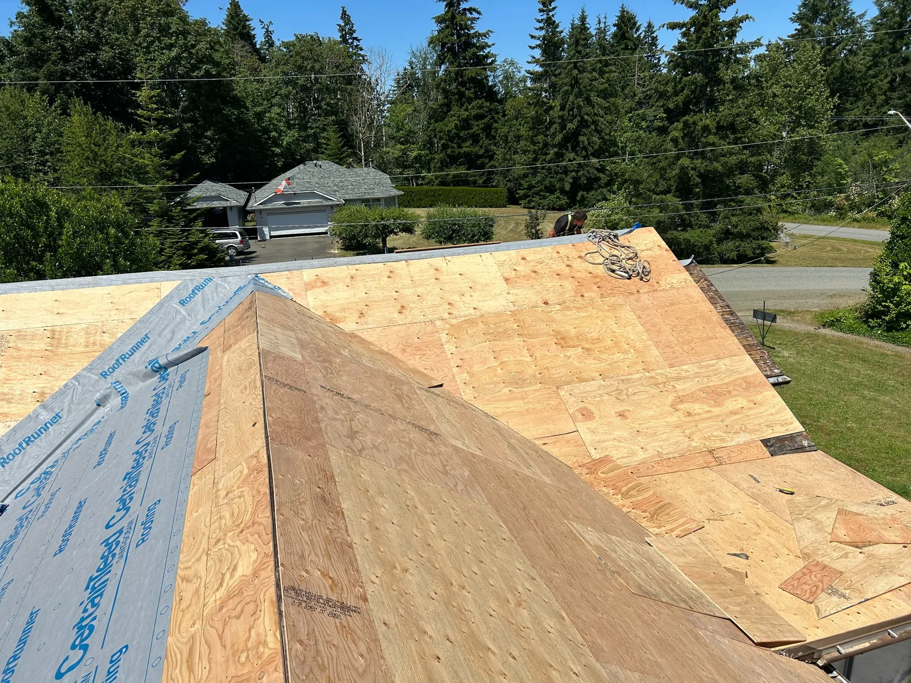 Roof deck replacement